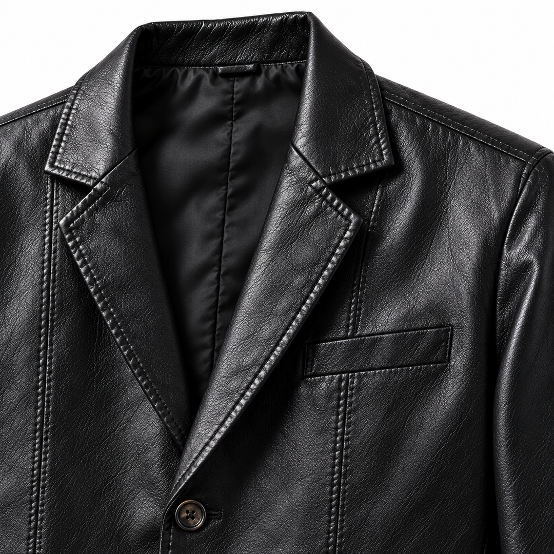 Close view of the black jacket&