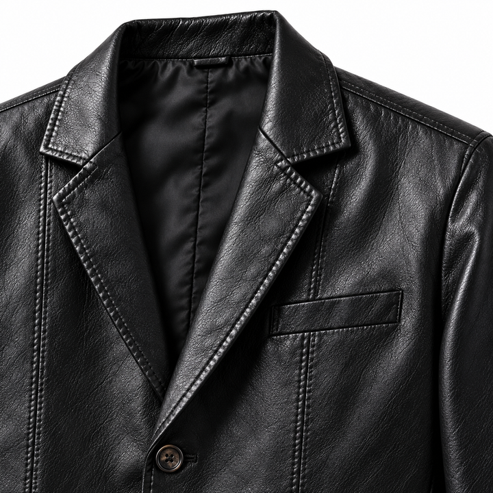 Close view of the black jacket&