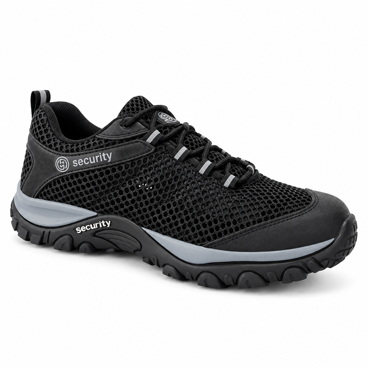 Black Style 2 safety shoes studio product view