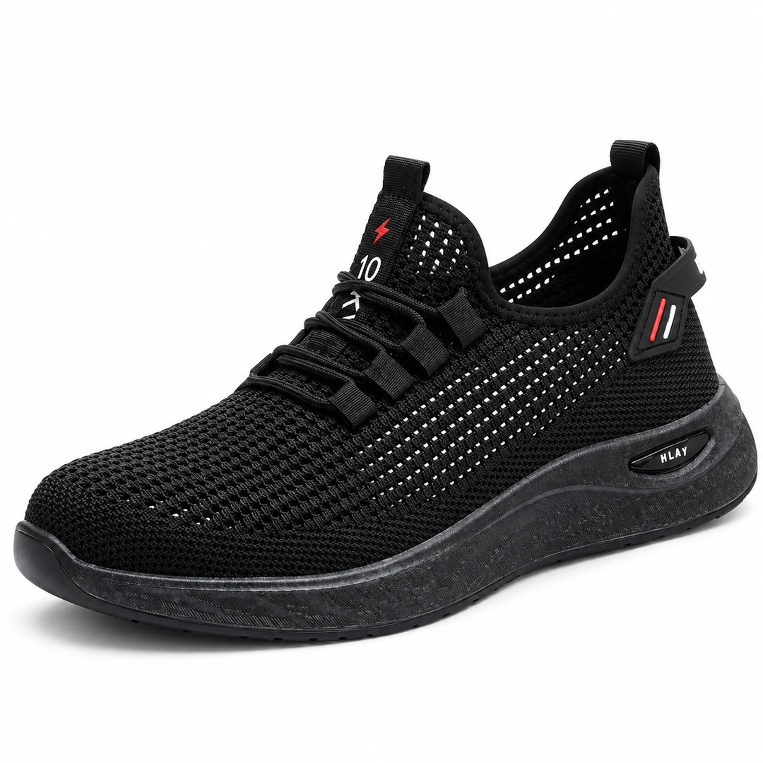 Black Style 4 safety shoes studio product view