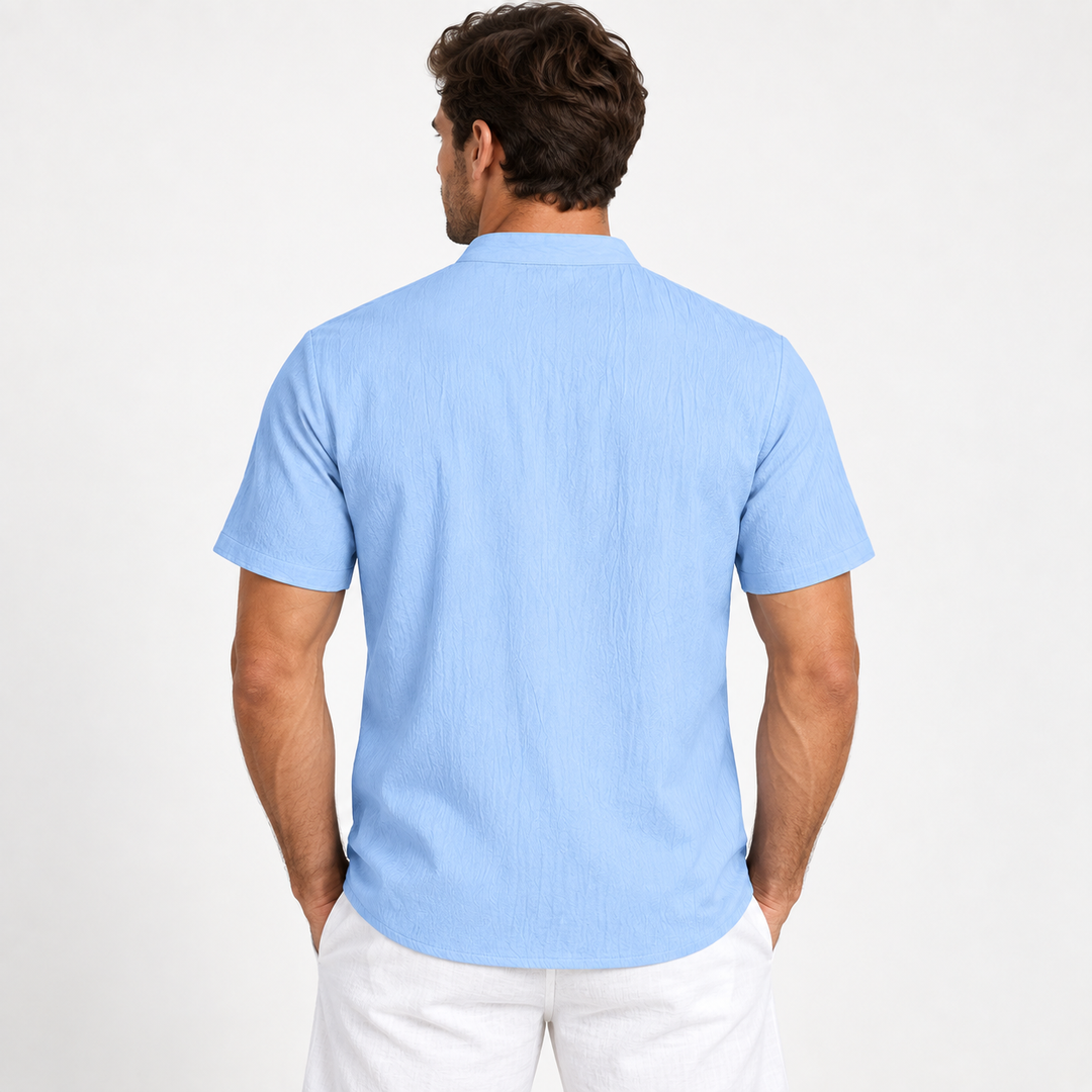 Back view of men&