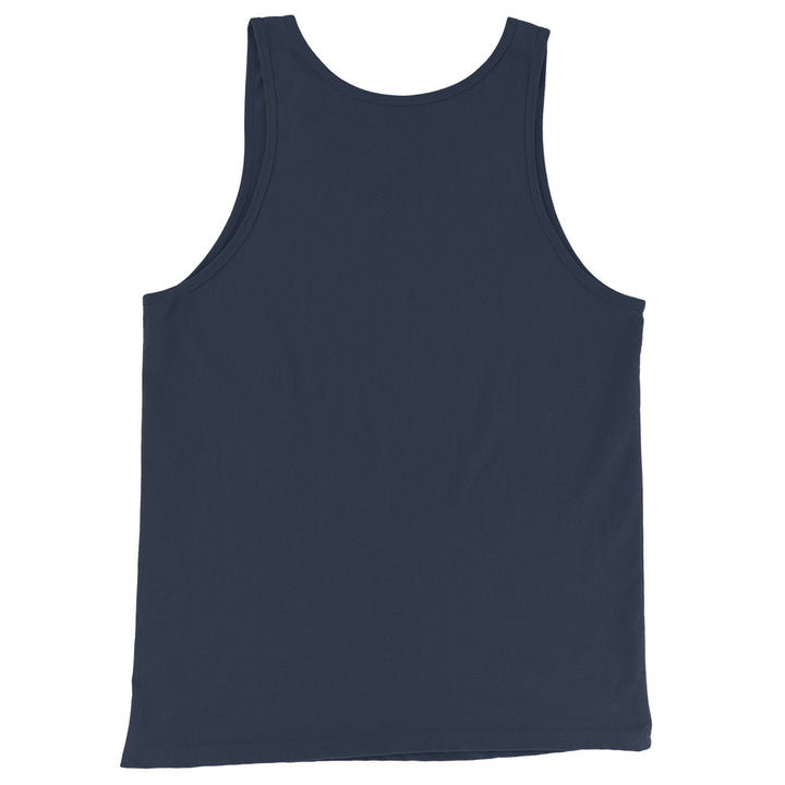 Navy blue unisex soft cotton tank top