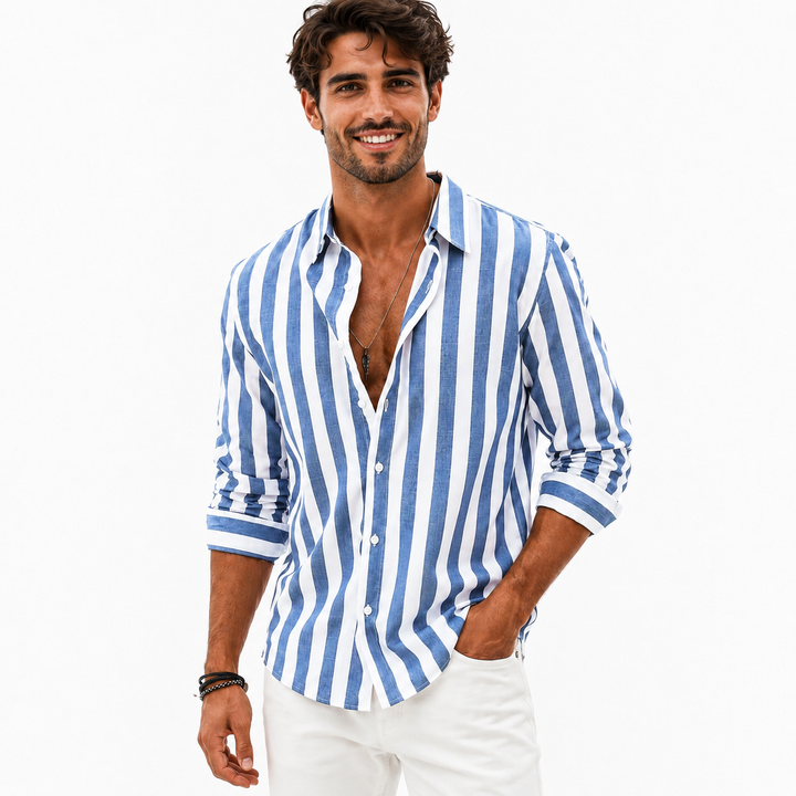 Blue and white men&