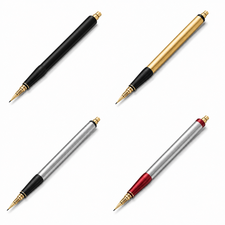 Metal calligraphy pen in Black, Gold Black, Silver Black and Silver Red