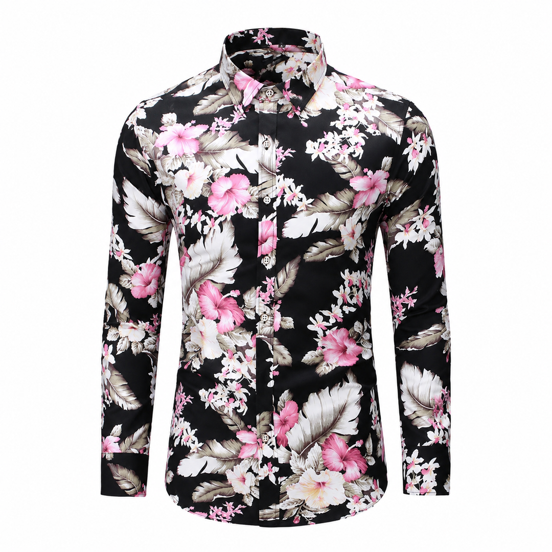 Black floral men&