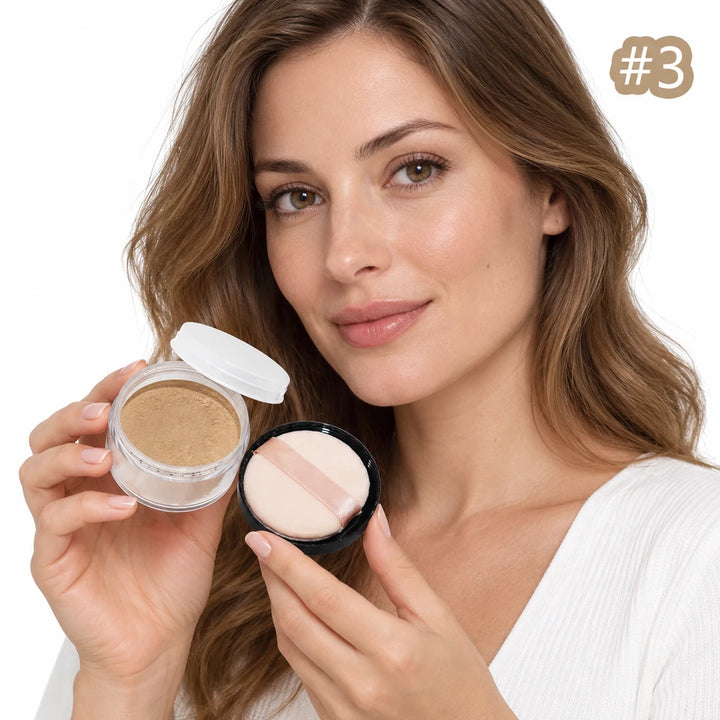 Adult model holding Golden Beige (