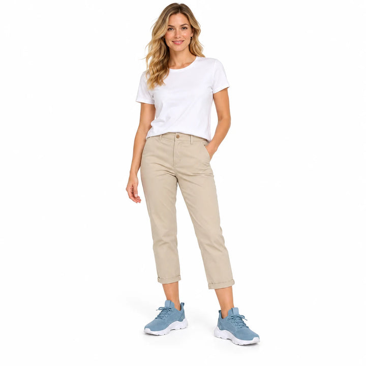 Full-length female model wearing Sky Blue women&