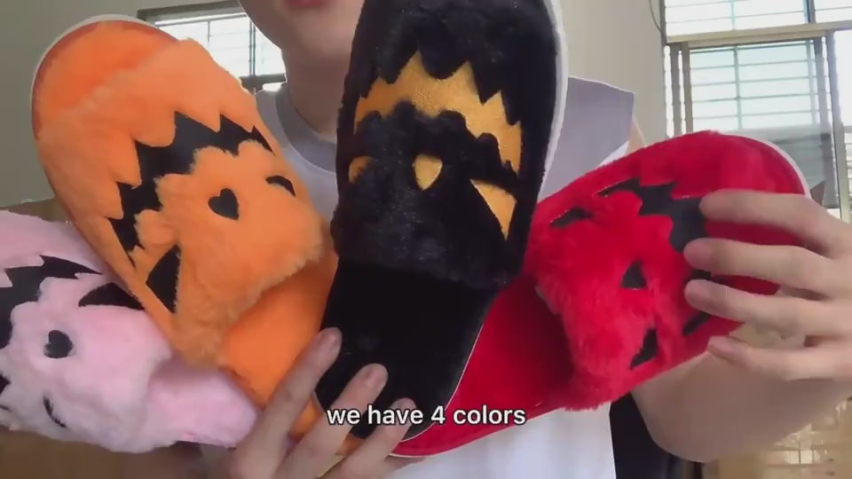 Halloween Slippers Women – Cute Plush Comfort for Spooky Nights