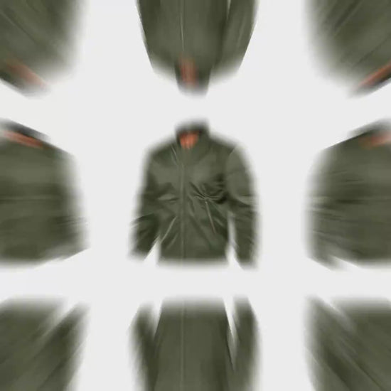 Multi-Use Men's Baseball Jacket Amber – Paired with Jeans for Effortless Style