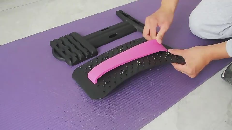 cervical and lumbar back stretcher massage device for daily recovery
