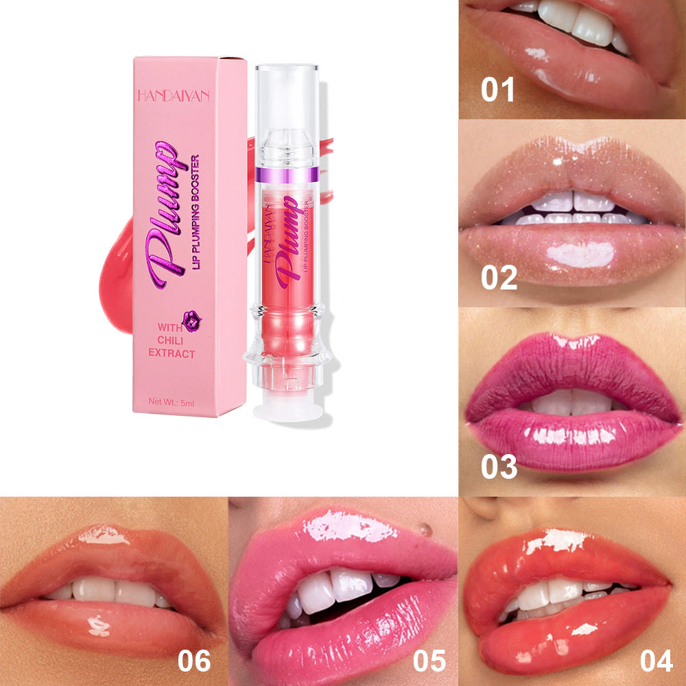 Liquid lipstick for glass lips – silky, slightly spicy tingle and non-sticky shine in a portable 5 ml tube