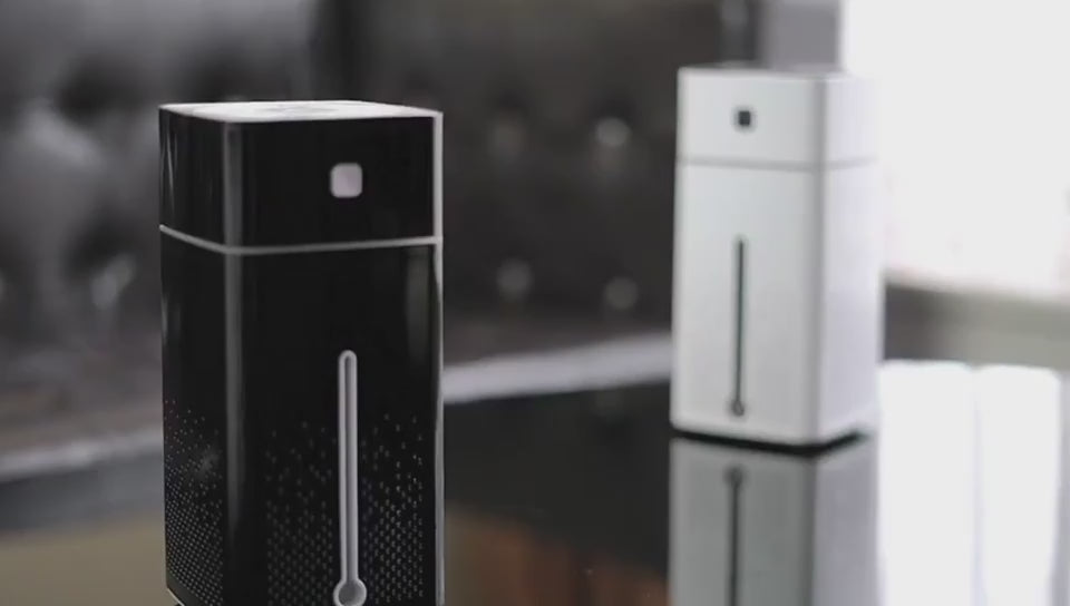 Mini air purifier for room placed in home office environment