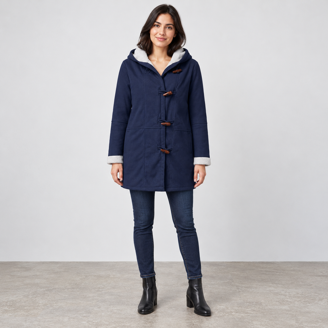Front view of the dark blue women&