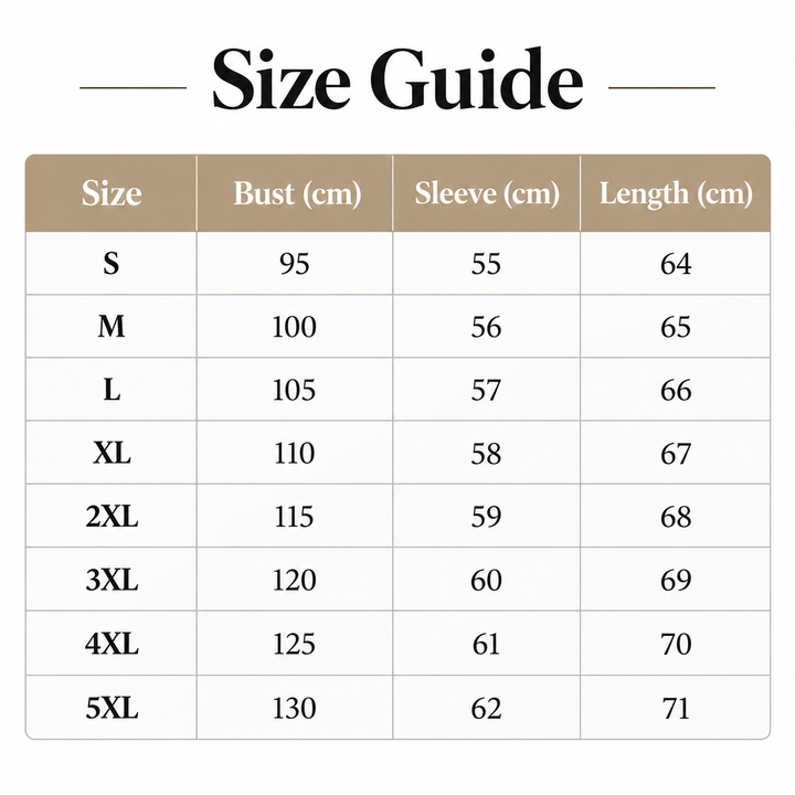 women fleece cotton padded jacket verified size guide S to 5XL
