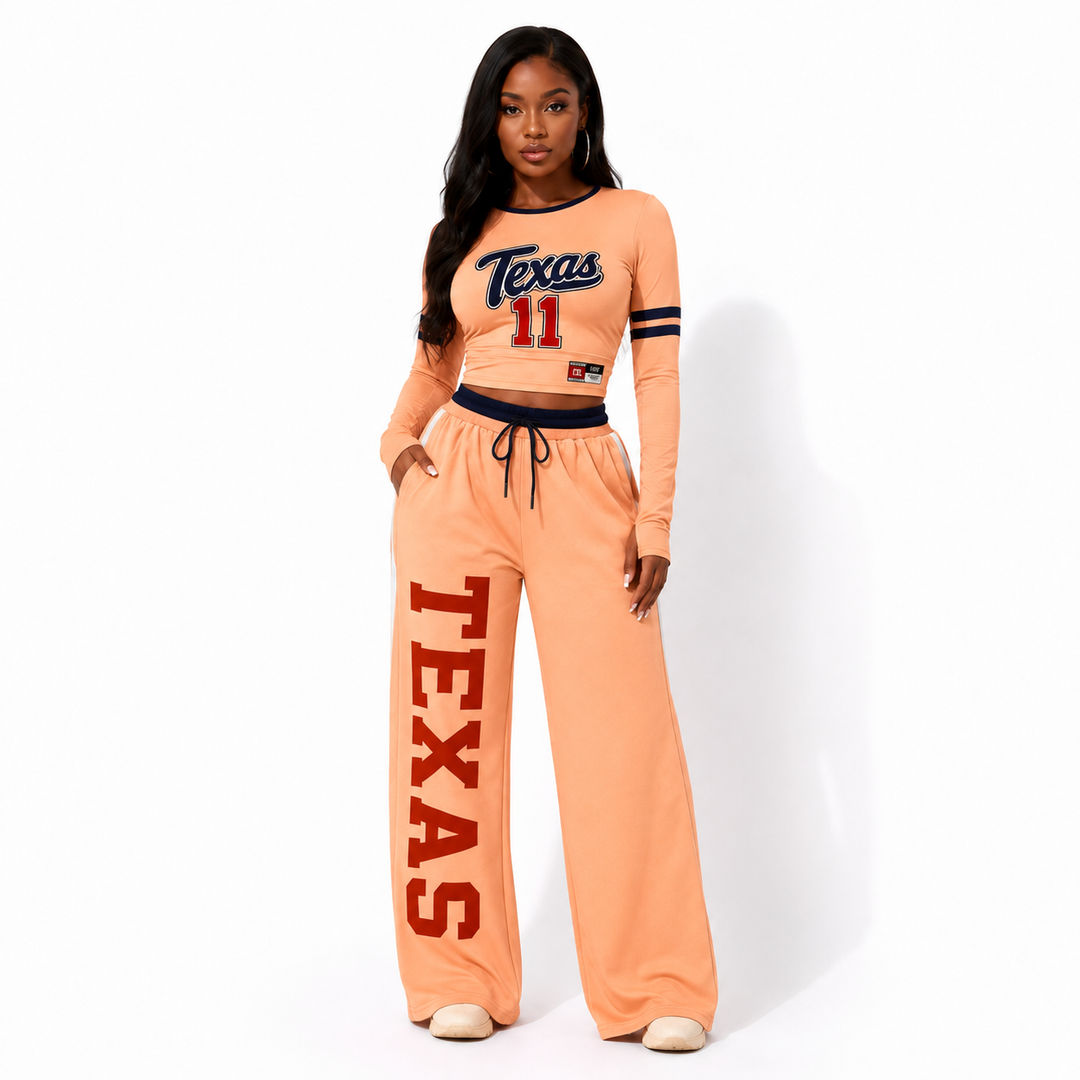 Nude-to-orange gradient women&