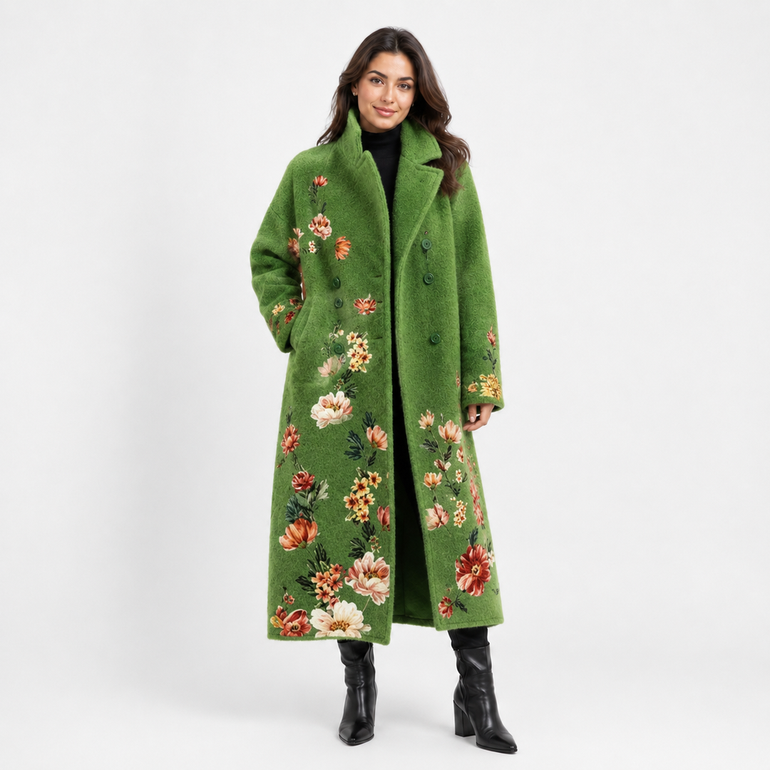 Green botanical print women&