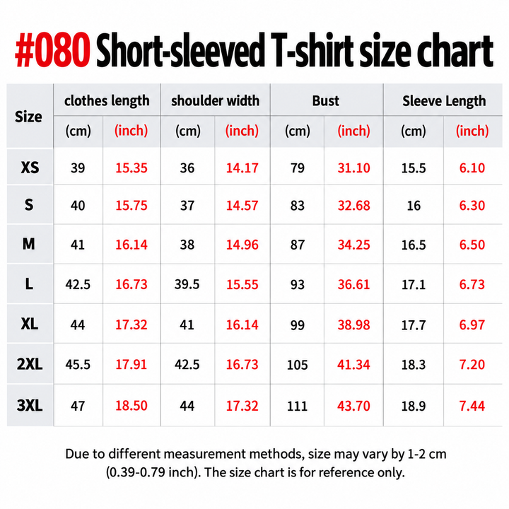 Size chart for women&